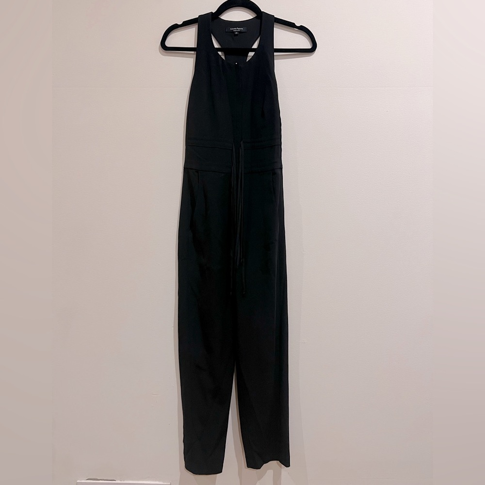 Nanette Lepore Black Sleeveless Jumpsuit with Zipper & Racerback - Small